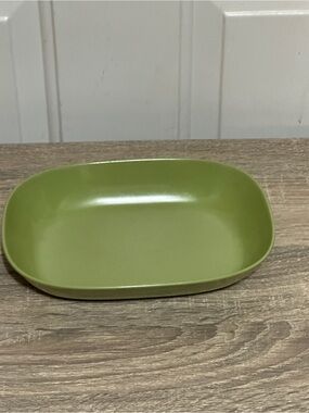 Texas Ware Melamine Bowl Avacado Rectangular 8.5” Serving 117 PMC Green